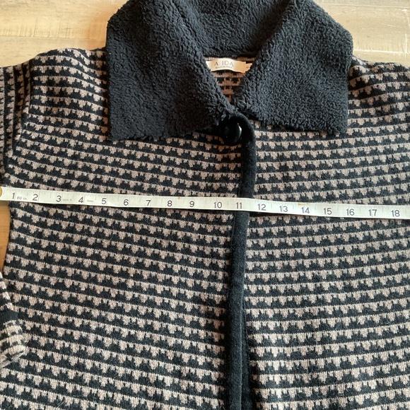 A.IDA Cardigan made in Italy Wool blended sweater cardigan size M - Picture 4 of 5